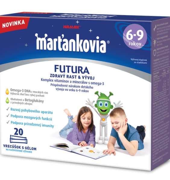 Testujte s nami Marťankov Futura na zdravý rast a vývoj detí vo veku 6-9 rokov