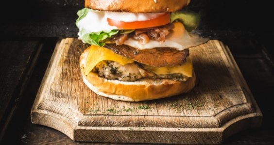 Kurací hamburger “Portobello”