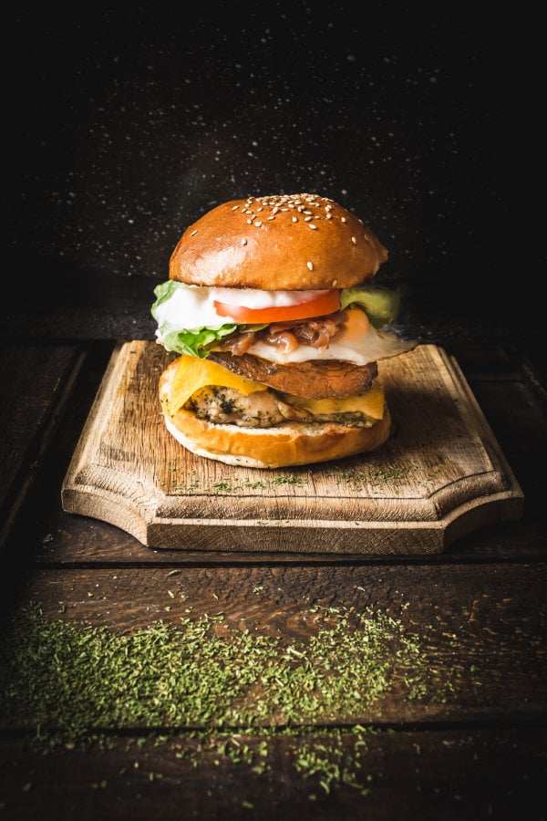 Kurací hamburger “Portobello”
