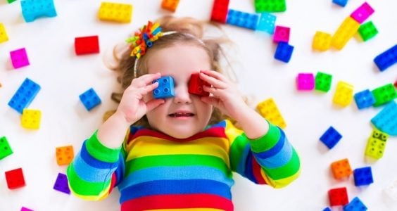 Výherkyne súťaže o LEGO® DUPLO®Parný vláčik