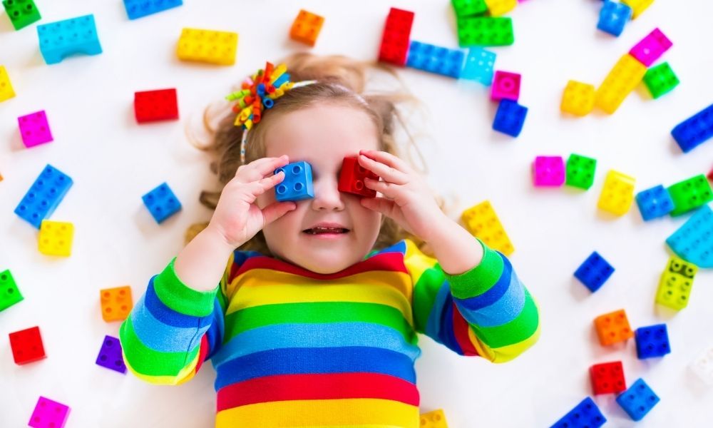 Výherkyne súťaže o LEGO® DUPLO®Parný vláčik