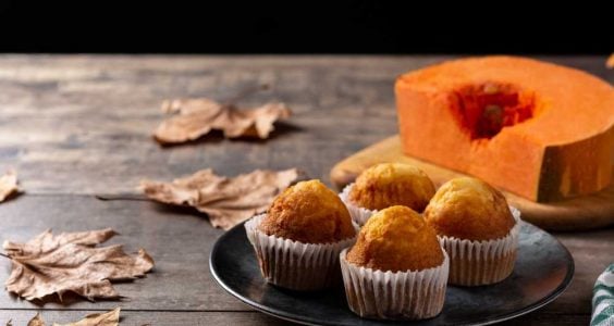 Muffiny z tekvice Hokkaido