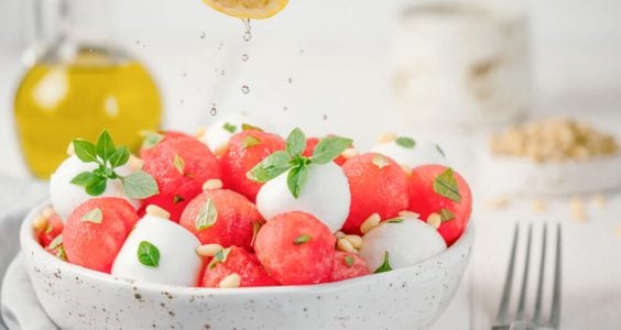 Melónové caprese