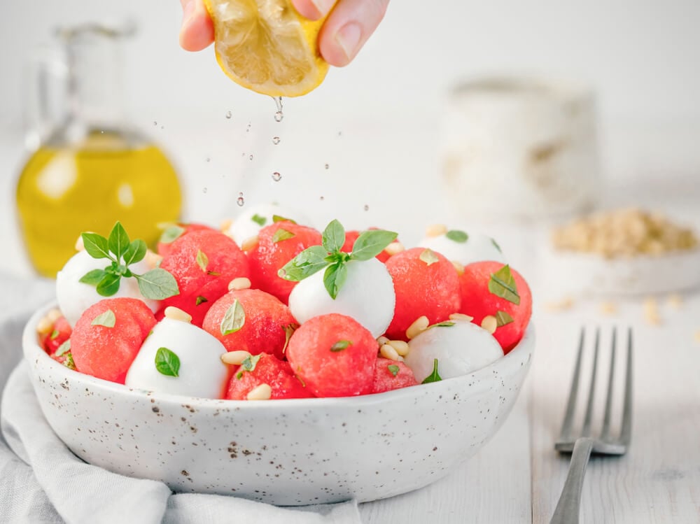 Melónové caprese
