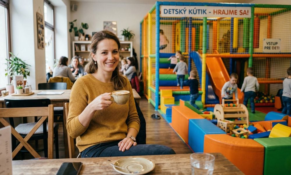 kaviarne s detským kútikom